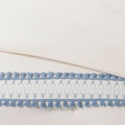 12pc Embroidered Fringe Stripe With Tassels Comforter & Sheet Bedding Set - Threshold™ -WarmWhisper Store GUEST 443f5997 1107 4e72 b1b1 7852d0cd6908