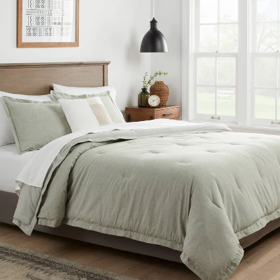 Cotton Linen Chambray Comforter & Sham Set - Threshold™ Cotton Linen Chambray Comforter & Sham Set - Threshold™ -WarmWhisper Store GUEST 44b5c8f8 6afc 40a5 86ff cf5f9b2bafed