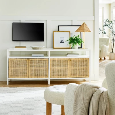 Springville Caned Door TV Stand - Threshold™ designed with Studio McGee Springville Caned Door TV Stand - Threshold™ Designed With Studio McGee -WarmWhisper Store GUEST 46144d99 eff3 469a aeff 6e0205429205