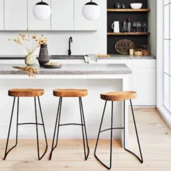 Hull Low Back Barstool Wood/Metal - Threshold 2 Hull Low Back Barstool Wood/Metal - Threshold -WarmWhisper Store GUEST 4657e6fd 7d27 433d 85bd 695cd9432ba4