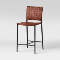 Wellfleet Woven Faux Leather Metal Base Counter Height Barstool - Threshold™ 7 Wellfleet Woven Faux Leather Metal Base Counter Height Barstool - Threshold™ -WarmWhisper Store GUEST 46cd9a60 0f2f 40e3 aa66 36374f1570ef