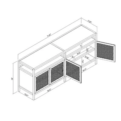 Springville Caned Door TV Stand - Threshold™ designed with Studio McGee Springville Caned Door TV Stand - Threshold™ Designed With Studio McGee -WarmWhisper Store GUEST 4767db1b 9dbf 4d97 9af5 725f225f4811