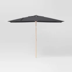 10'x6' Rectangular Market Patio Umbrella - Light Wood Pole - Threshold™ -WarmWhisper Store GUEST 4895440d 57b2 4054 9949 ec1dd94e5f67