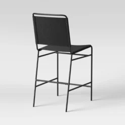 Ward Sling Metal Counter Height Barstool Black Faux Leather - Threshold™ -WarmWhisper Store GUEST 4921beb0 795b 40dd be15 497e4aee32b5