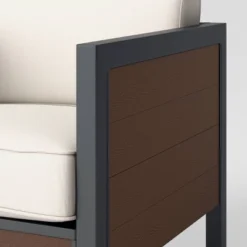 Bryant 2pk Faux Wood Patio Club Chairs - Gray/Natural - Threshold™ 2 Bryant 2pk Faux Wood Patio Club Chairs - Gray/Natural - Threshold™ -WarmWhisper Store GUEST 4b3dd7d8 f559 42f6 8734 a91082fd3e71