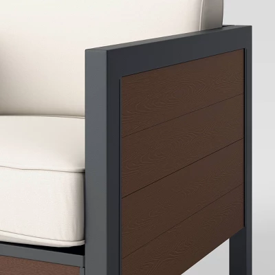 Bryant 2pk Faux Wood Patio Club Chairs - Gray/Natural - Threshold™ Bryant 2pk Faux Wood Patio Club Chairs - Gray/Natural - Threshold™ -WarmWhisper Store GUEST 4b3dd7d8 f559 42f6 8734 a91082fd3e71