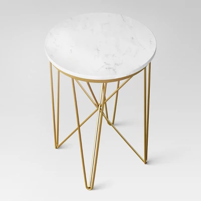 Marble Top Round Table Gold - Threshold™ Marble Top Round Table Gold - Threshold™ -WarmWhisper Store GUEST 4c2325ce fa9a 4f7c a4fa d44712d47327