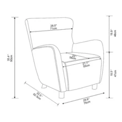 Kessler Wingback Faux Sherling Accent Chair Cream - Threshold™ Designed With Studio McGee -WarmWhisper Store GUEST 4c51f9cd e87e 4874 8672 f098ed2266be