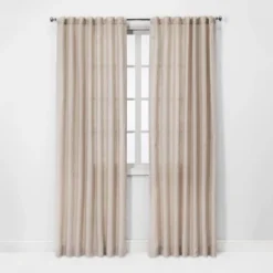 1pc Light Filtering Linen Window Curtain Panel - Threshold™ 3 1pc Light Filtering Linen Window Curtain Panel - Threshold™ -WarmWhisper Store GUEST 4db17cab 22b1 49a0 9537 7c04d068a2c5