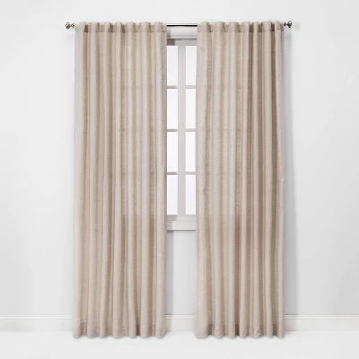 1pc Light Filtering Linen Window Curtain Panel - Threshold™ 1pc Light Filtering Linen Window Curtain Panel - Threshold™ -WarmWhisper Store GUEST 4db17cab 22b1 49a0 9537 7c04d068a2c5
