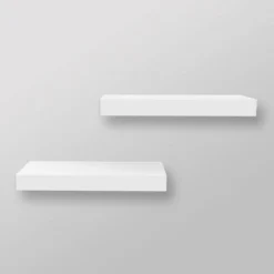 Set Of 2 16" Wood Ledge Wall Shelf - Threshold™ -WarmWhisper Store GUEST 4dcd57fa 2a5d 4ca8 8eeb dec0f9c500d5
