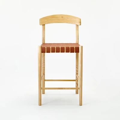 Cliff Haven Solid Wood with Woven Seat Counter Height Barstool - Threshold™ designed with Studio McGee Cliff Haven Solid Wood With Woven Seat Counter Height Barstool - Threshold™ Designed With Studio McGee -WarmWhisper Store GUEST 4efe107a 6b85 47ce b758 d0984c112282