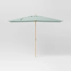 10'x6' Rectangular Market Patio Umbrella - Light Wood Pole - Threshold™ -WarmWhisper Store GUEST 4f2b0fba 618c 43dd ae78 b014edf01852