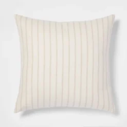 Oversized Cotton Striped Square Throw Pillow - Threshold™ -WarmWhisper Store GUEST 4f713579 8e75 4463 a43e 8ad2a3afb065