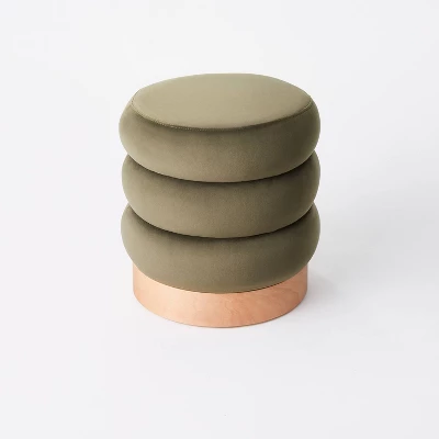 Clarkdale Channel Tufted Ottoman with Wood Base - Threshold™ designed with Studio McGee Clarkdale Channel Tufted Ottoman With Wood Base - Threshold™ Designed With Studio McGee -WarmWhisper Store GUEST 50ce9c16 9e9e 4065 8f9c f64c3f73b0c5