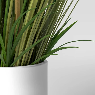25" x 15" Artificial Onion Grass Arrangement in Ceramic Pot - Threshold™ 25" X 15" Artificial Onion Grass Arrangement In Ceramic Pot - Threshold™ -WarmWhisper Store GUEST 5377699d 9ab6 481c abe7 94250acbd315