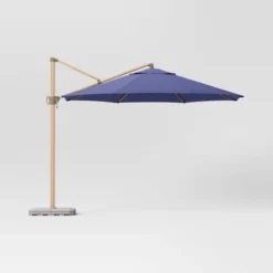 11'x11' Offset Patio Umbrella - Light Wood Pole - Threshold™ -WarmWhisper Store GUEST 544e7160 2f43 42b7 962e 5e64fe35ebc3