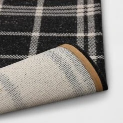 2'x3' Indoor/Outdoor Woven Tapestry Rug Black - Threshold™ 2 2'x3' Indoor/Outdoor Woven Tapestry Rug Black - Threshold™ -WarmWhisper Store GUEST 54629686 3e3f 4e53 b498 53ba8d4eeb8d