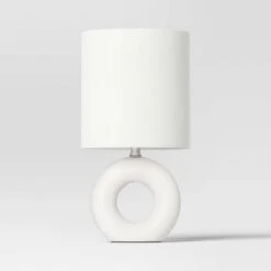 Abstract Ceramic Mini Table Lamp White - Threshold™ -WarmWhisper Store GUEST 547e7228 701a 4f70 910a f62eefa80d54
