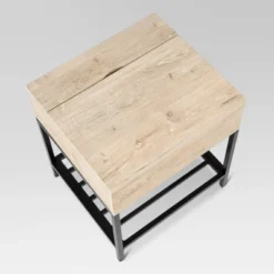 Loring End Table With Charging Station - Threshold™ -WarmWhisper Store GUEST 549b3ccc 3106 4063 b684 102c174f5c61