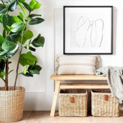 (Set Of 2) 24" X 24" Sketch Art Print Black/White - Threshold™ Designed With Studio McGee -WarmWhisper Store GUEST 55a5f7b4 c4ed 4cf8 b20c 11adee0c94de