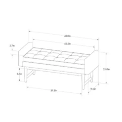 Verken Mid Century Modern Settee Bench - Threshold™ 6 Verken Mid Century Modern Settee Bench - Threshold™ -WarmWhisper Store GUEST 55d19e28 11c4 43f4 9e3e 2403e25a998b
