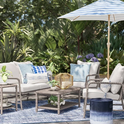 2pc Granby Padded Wicker Outdoor Patio Chairs, Club Chairs Gray - Threshold™ 2pc Granby Padded Wicker Outdoor Patio Chairs, Club Chairs Gray - Threshold™ -WarmWhisper Store GUEST 58b809f1 5780 48b3 8405 cbbae9bce20d