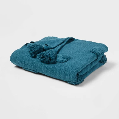 60"x80" Global Tufted Throw Blanket with Tassels - Threshold™ 60"x80" Global Tufted Throw Blanket With Tassels - Threshold™ -WarmWhisper Store GUEST 59eb25ff 94ed 4917 a472 1f3c2c9609a2