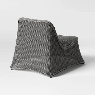 2pc Wexler Wicker Stacking Outdoor Patio Chairs, Armless Chairs Gray - Threshold™ 2pc Wexler Wicker Stacking Outdoor Patio Chairs, Armless Chairs Gray - Threshold™ -WarmWhisper Store GUEST 5a6931dd 1133 41e2 8805 e7fc8a18ab73