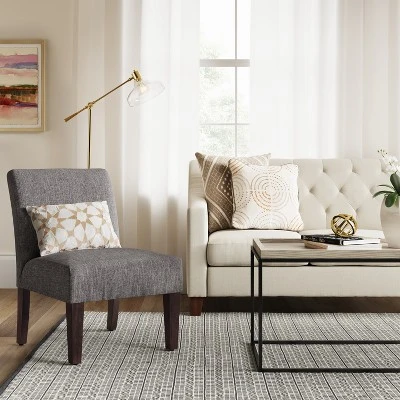 Quincy Basic Slipper Chair Charcoal - Threshold™ Quincy Basic Slipper Chair Charcoal - Threshold™ -WarmWhisper Store GUEST 5b47be4c 2125 42f8 92d7 317d448ee786