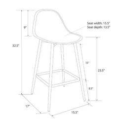 Copley Plastic Counter Height Barstool - Threshold™ -WarmWhisper Store GUEST 5d8c879d 7c9b 442c 977d 3952f7f2ed46