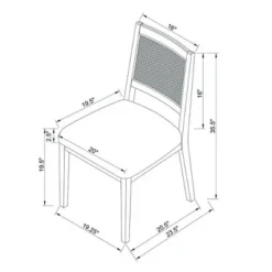 Oak Park Cane Dining Chair Black - Threshold™ Designed With Studio McGee -WarmWhisper Store GUEST 5e0d79ff e5da 47f6 89c1 777b56e7d3ca
