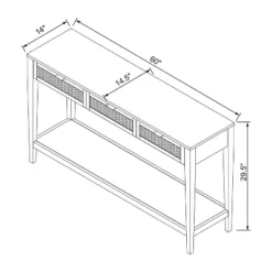 East Bluff Woven Drawer Console Table - Threshold™ Designed With Studio McGee -WarmWhisper Store GUEST 5fadeab1 5821 409f b35b 9dc3416e6dfc