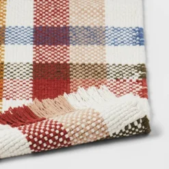 20"x34" Multi-Plaid Woven Pet Tapestry - Threshold™ -WarmWhisper Store GUEST 5fe9a302 0d86 4326 a6ff 7a443548e11e