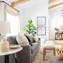 Mercer Rolled Upholstered Arm Chair With Casters Cream - Threshold™ Designed With Studio McGee -WarmWhisper Store GUEST 61d5661c 5558 4f8e 8f2b 91fc6d6f8d4e 1