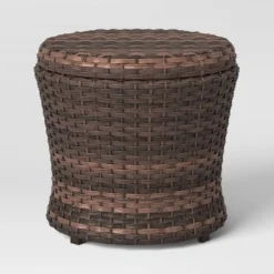 Halsted 5pc Wicker Small Space Patio Furniture Set - Threshold -WarmWhisper Store GUEST 6365b724 e195 4ec0 829a 4e2251684c3a