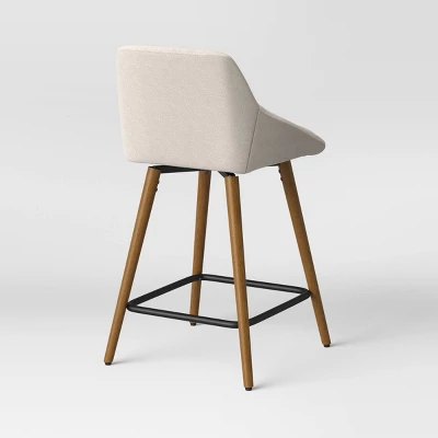 Timo Swivel Counter Height Barstool with Wood - Threshold™ Timo Swivel Counter Height Barstool With Wood - Threshold™ -WarmWhisper Store GUEST 64dd9429 0f24 4eb6 a42e 50ef97790531