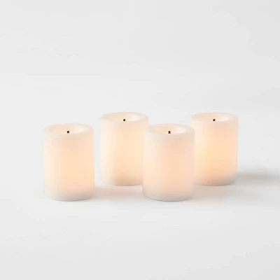 4pk LED Votive Flameless Black Wick Candle White - Threshold™ 4pk LED Votive Flameless Black Wick Candle White - Threshold™ -WarmWhisper Store GUEST 688cc555 2541 4b5e be08 8d0e73ed569b