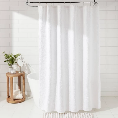 Matelasse Medallion Shower Curtain White - Threshold™ Matelasse Medallion Shower Curtain White - Threshold™ -WarmWhisper Store GUEST 68eafdcf 71d2 48d4 be9c dade6d8d96ad