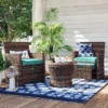 Halsted 5pc Wicker Small Space Patio Furniture Set - Threshold