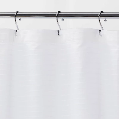 Woven Stripe Shower Curtain White - Threshold™ Woven Stripe Shower Curtain White - Threshold™ -WarmWhisper Store GUEST 6b11cc76 2dcc 45f5 af54 8de312d1d008