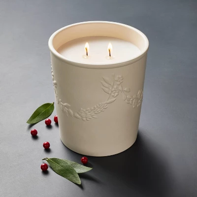 25oz Ceramic Bay & Winter Berry Candle Cream - Threshold™ designed with Studio McGee 25oz Ceramic Bay & Winter Berry Candle Cream - Threshold™ Designed With Studio McGee -WarmWhisper Store GUEST 6c0fa399 d0e6 4a23 be89 206c3594074c