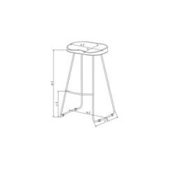 Hull Low Back Barstool Wood/Metal - Threshold 3 Hull Low Back Barstool Wood/Metal - Threshold -WarmWhisper Store GUEST 6c2e1477 e337 442b bbe5 b0d0bcb80346