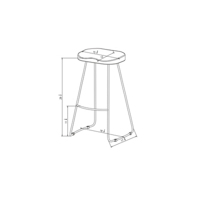 Hull Low Back Barstool Wood/Metal - Threshold Hull Low Back Barstool Wood/Metal - Threshold -WarmWhisper Store GUEST 6c2e1477 e337 442b bbe5 b0d0bcb80346