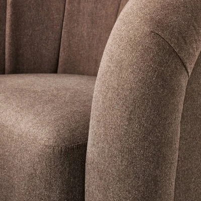 Channeled Curved Back Accent Chair Velvet - Threshold™ designed with Studio McGee Channeled Curved Back Accent Chair Velvet - Threshold™ Designed With Studio McGee -WarmWhisper Store GUEST 6cdc5acf 4b4a 4f7a 9d47 d05356bfc3d8