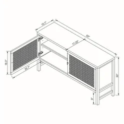 Palmdale Woven Door Console - Threshold™ Designed With Studio McGee -WarmWhisper Store GUEST 6d225f38 58c8 4d6f a350 e4de6fff4cf2