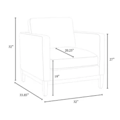 Woodland Hills Wood Base Chair Light Gray - Threshold™ Designed With Studio McGee -WarmWhisper Store GUEST 6e8f4d51 943c 49ba 9657 ccd0dc5a9fa7