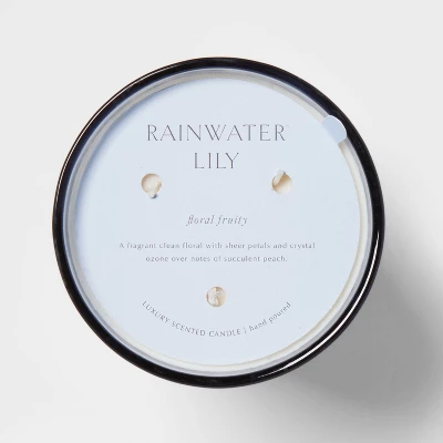 Colored Vase Glass with Dustcover Rainwater Lily Candle Gray - Threshold™ Colored Vase Glass With Dustcover Rainwater Lily Candle Gray - Threshold™ -WarmWhisper Store GUEST 6efd91a6 961e 4e90 a80c c65ad3c57740