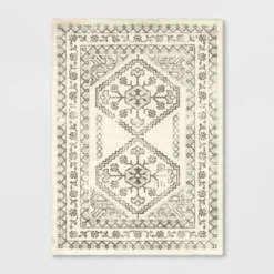 Distressed Persian Accent Rug Cream - Threshold™ -WarmWhisper Store GUEST 6f14f383 8450 43bc aa9f f893a3ef5f38