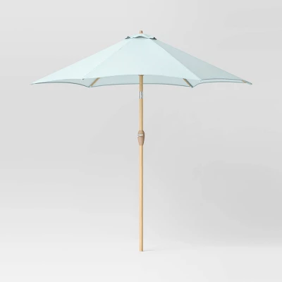 9'x9' Market Patio Umbrella - Light Wood Pole - Threshold™ 9'x9' Market Patio Umbrella - Light Wood Pole - Threshold™ -WarmWhisper Store GUEST 6f6208b7 69b3 4860 8b1c 0efc735fa205